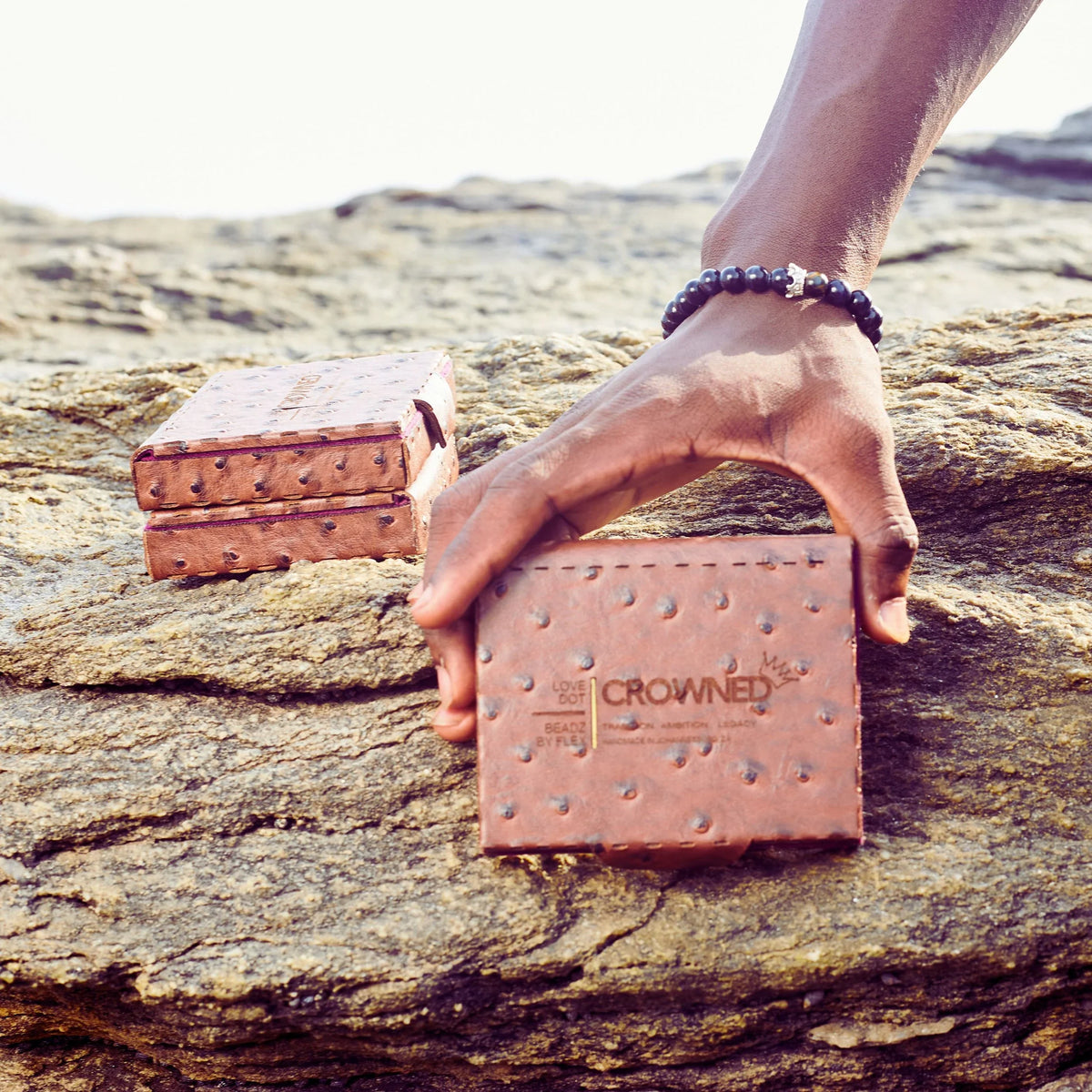 Resilience, like the stones that comprise this bracelet, is rare. Featuring 8mm hand-selected Blue Tiger's Eye beads, each piece features a signature magnetic crown accent in .925 silver, secured by a precision-engineered twist-lock clasp. Presented in our signature purple velvet keepsake box.