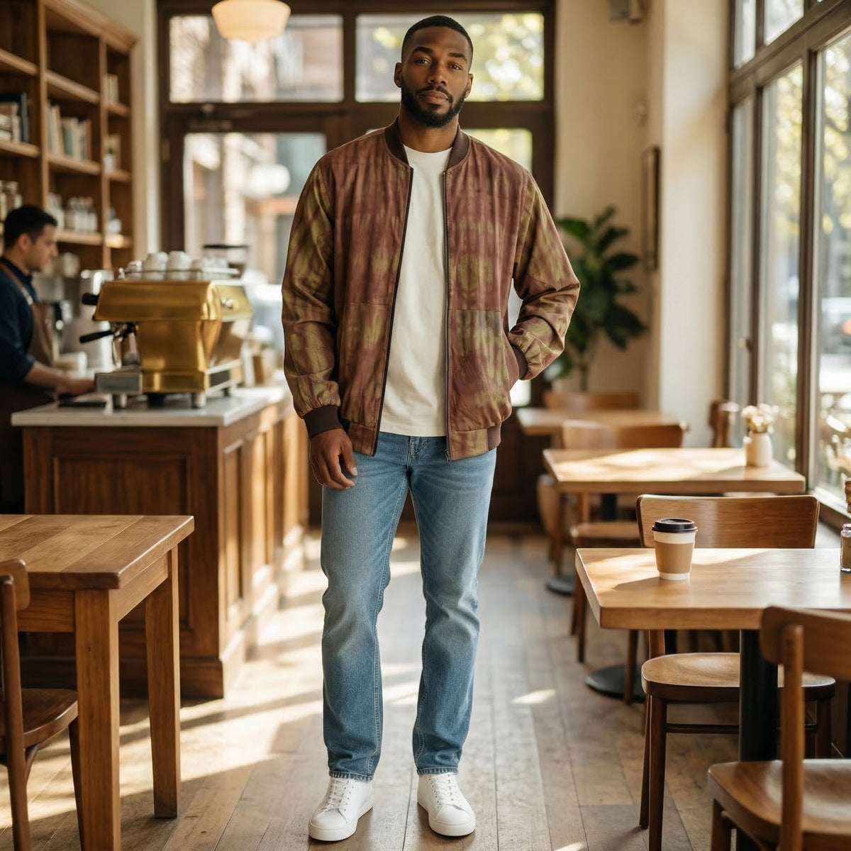 Nkem Bomber Jacket - LOVE DOT, Inc.