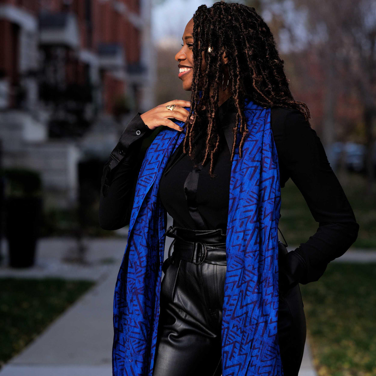 Nne Batik Scarf - LOVE DOT, Inc.