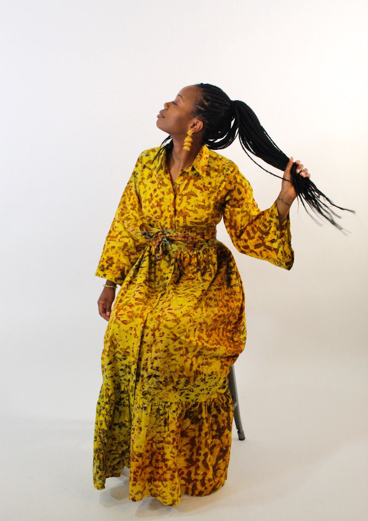 The Everyday Polo Dress - Yellow - LOVE DOT, Inc.