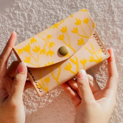 Yellow bloom mini purse - LOVE DOT, Inc.