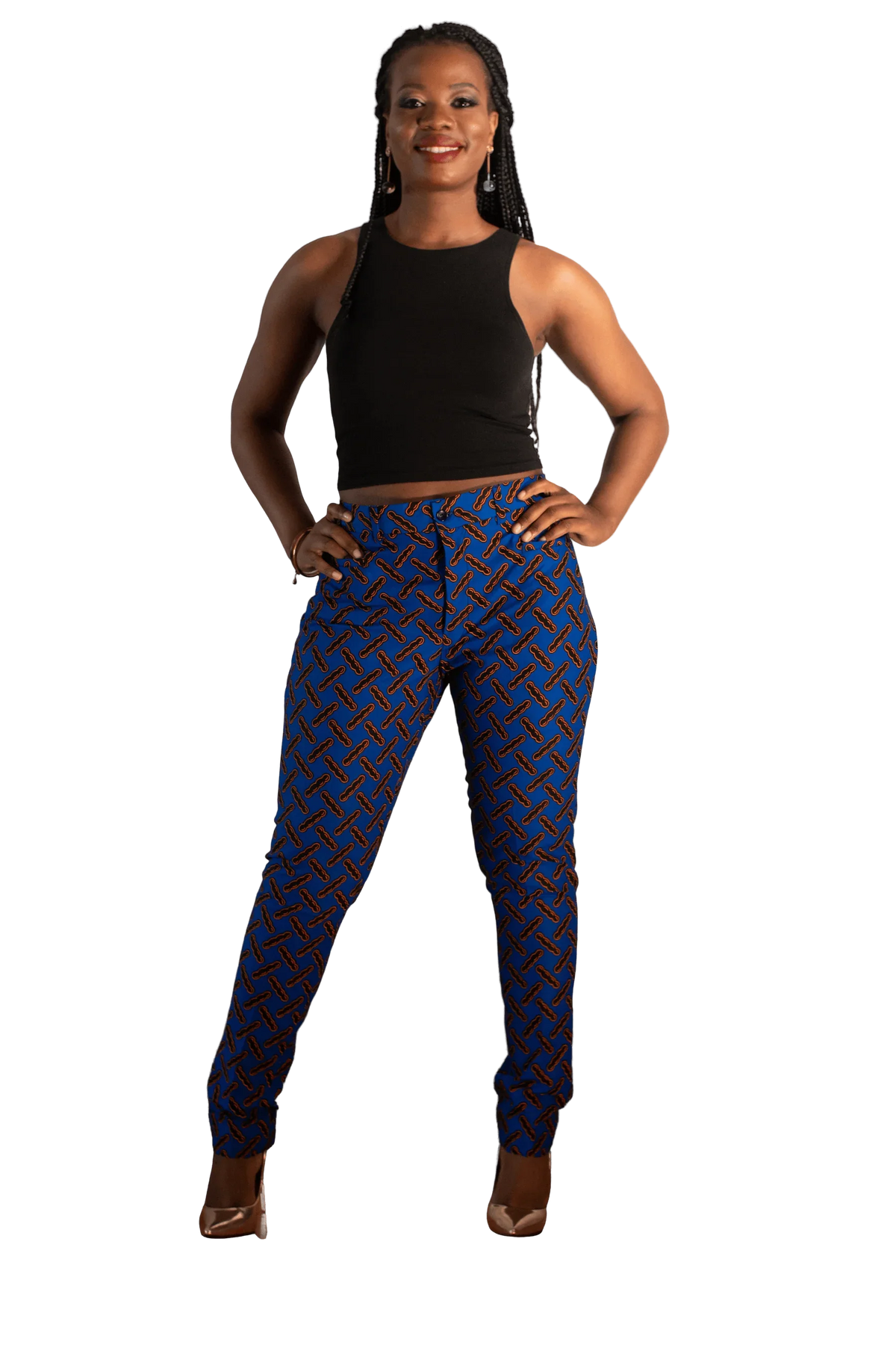 Royalty Slim Fit Ankara Pant - LOVE DOT, Inc.