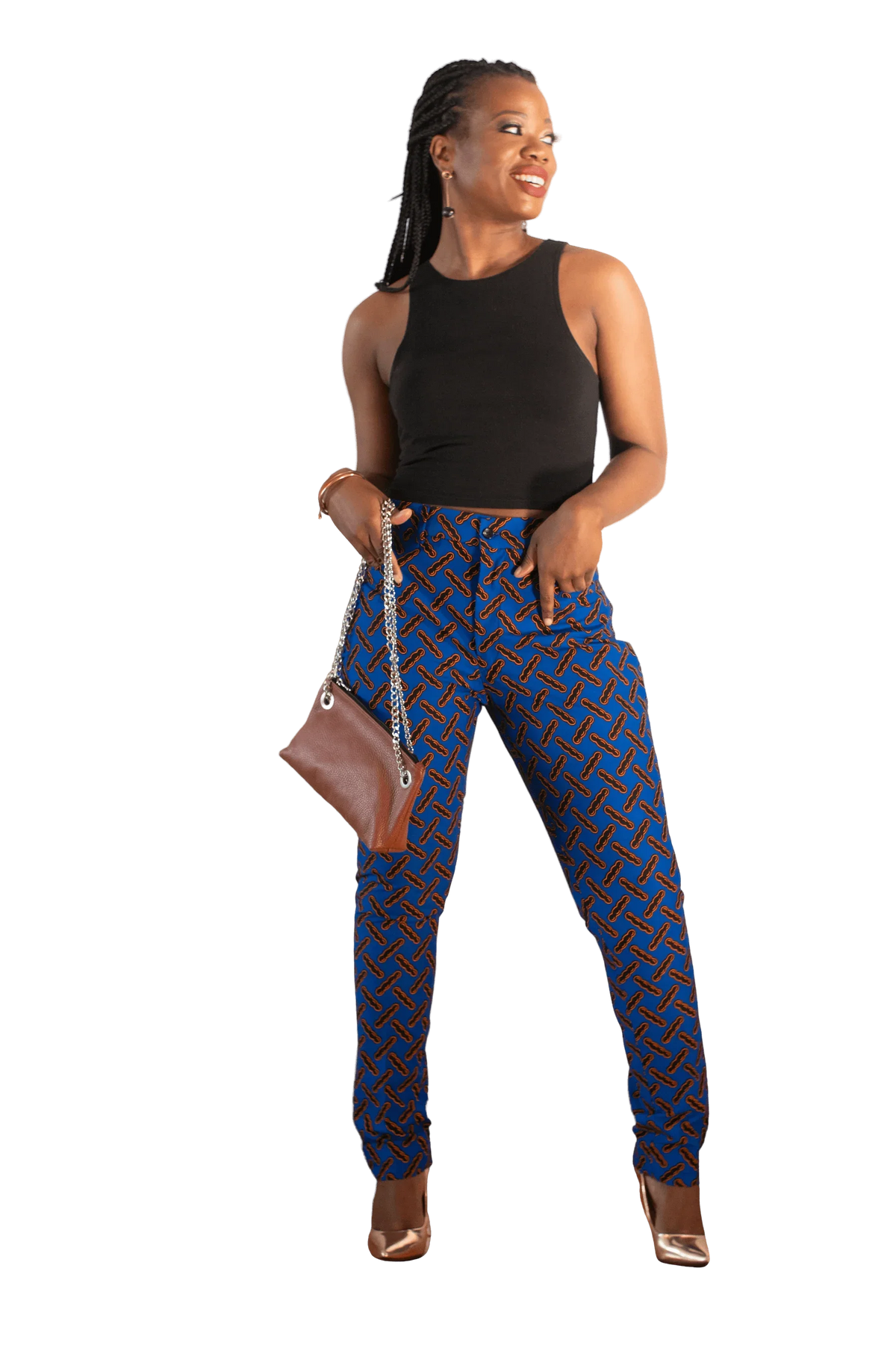 Royalty Slim Fit Ankara Pant - LOVE DOT, Inc.