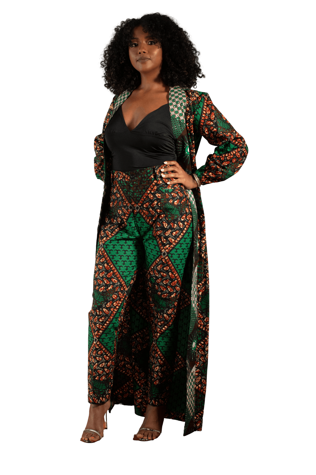 Sambesi Ankara Kimono (Long) - LOVE DOT, Inc.