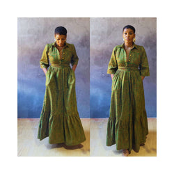 Ada Green Everyday Polo Dress - Hyphen Capsule Collection