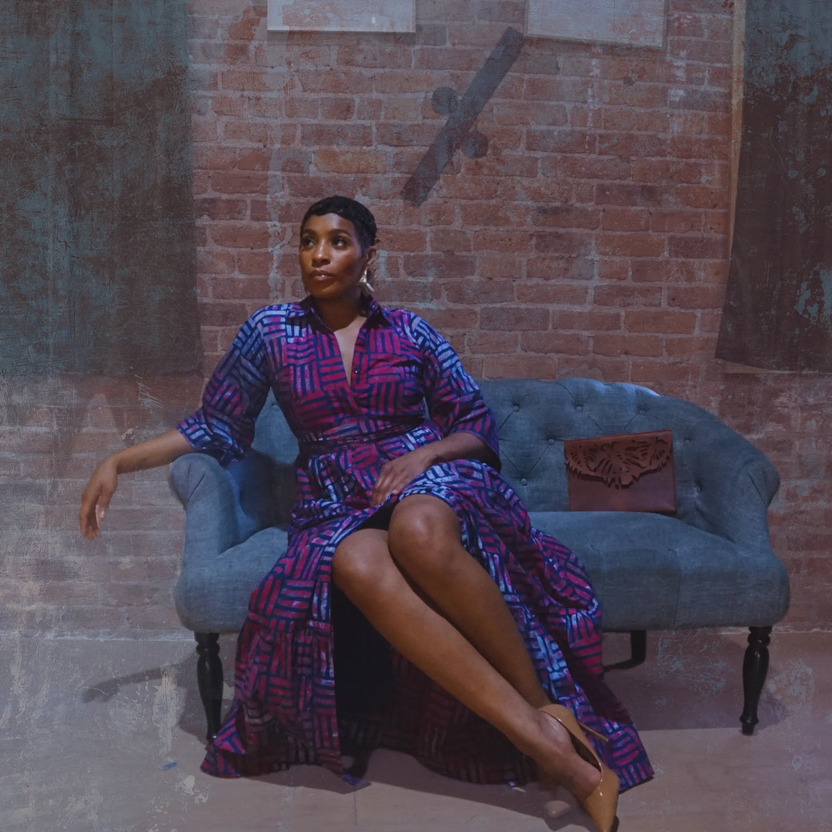 Ada Purple Everyday Polo Dress - Hyphen Capsule Collection - LOVE DOT, Inc.