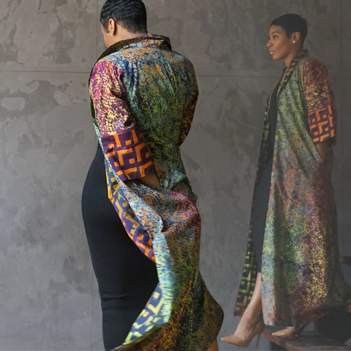 The AMARA Reversible Kimono - HYPHEN CAPSULE COLLECTION - LOVE DOT, Inc.