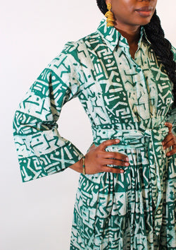 The Everyday Polo Dress - Tribal Green
