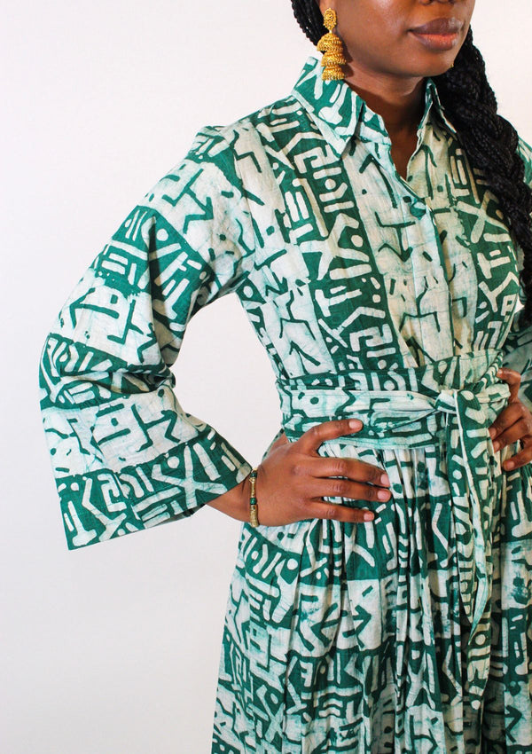 The Everyday Polo Dress - Tribal Green