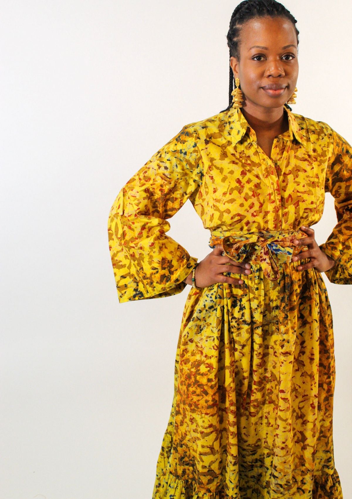 The Everyday Polo Dress - Yellow - LOVE DOT, Inc.