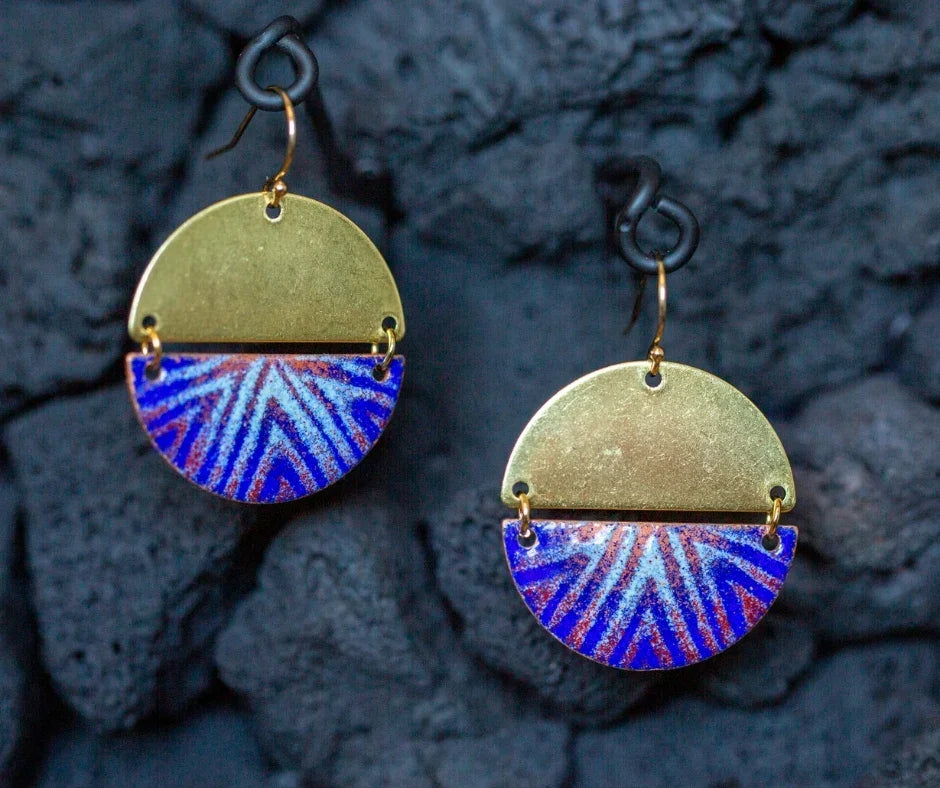 Twilight Gong Earrings - LOVE DOT, Inc.