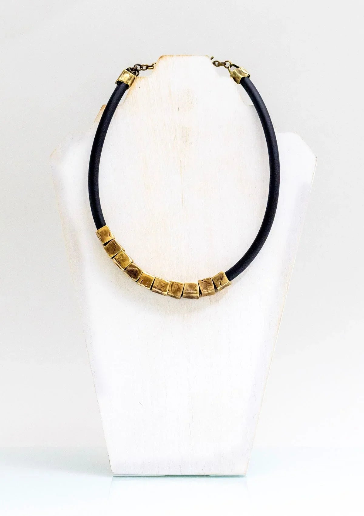 BRONZE CUBE NECKLACE - LOVE DOT, Inc.