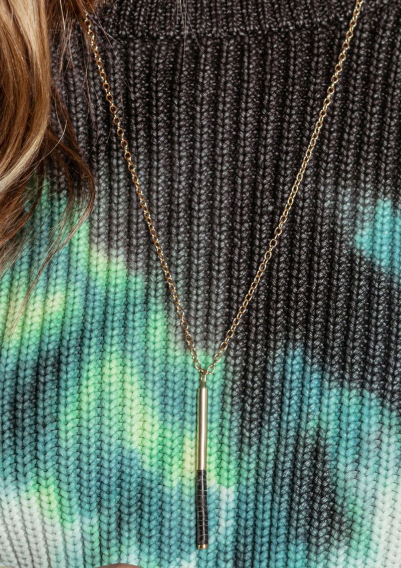 Karamu Horn Pendant Necklace