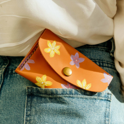 Lemon and lilac mini purse - LOVE DOT, Inc.