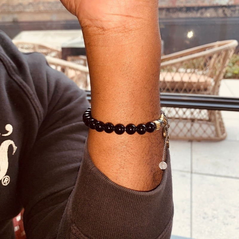 African Onyx Bracelet (8MM) - LOVE DOT, Inc.
