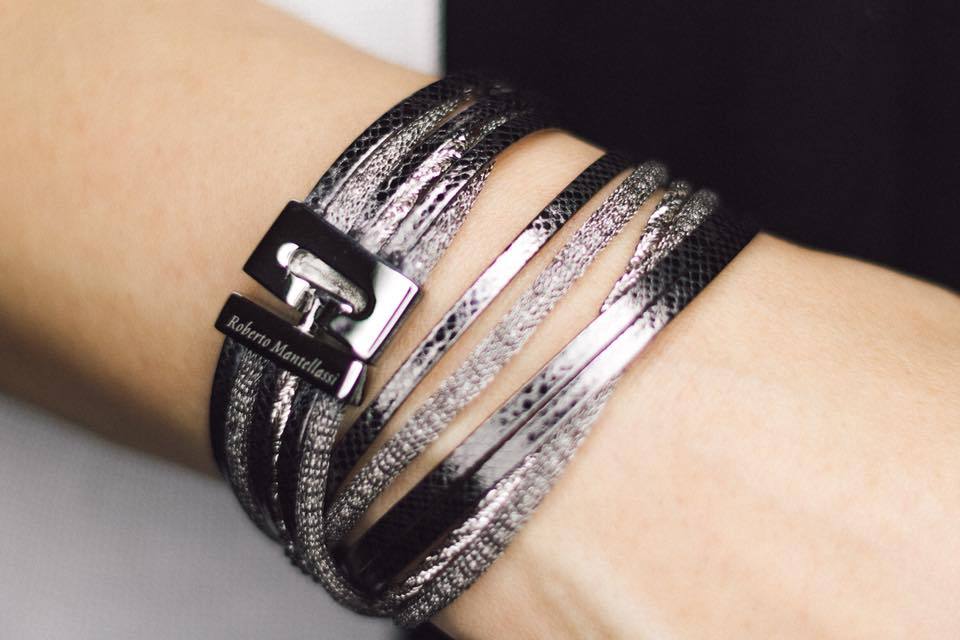 Roberto Mantellassi Black Bracelet - LOVE DOT, Inc.