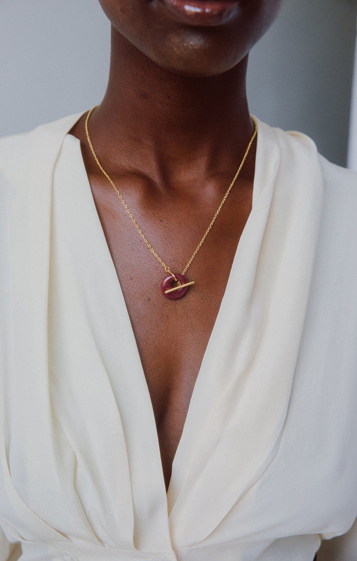 Kazuri Lariat Necklace - LOVE DOT, Inc.