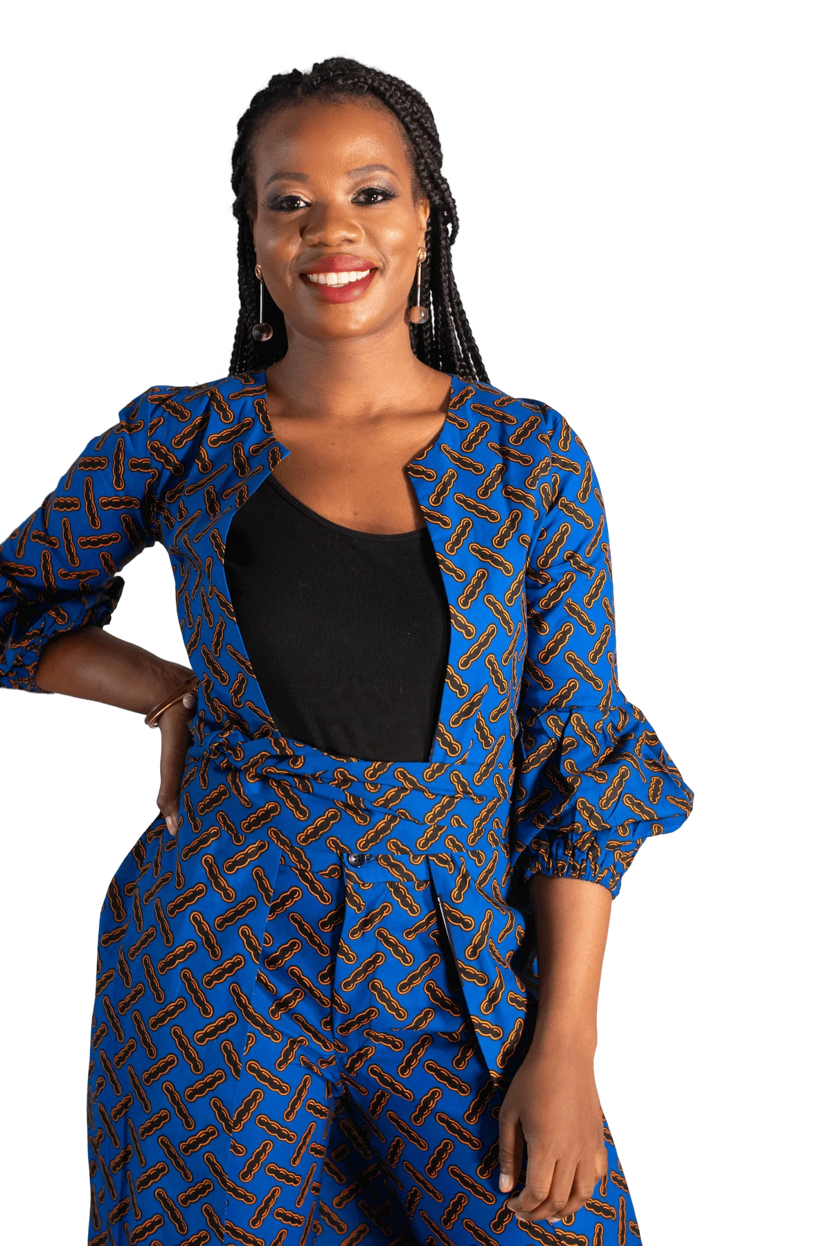 Royalty Ankara Kimono (Long) - LOVE DOT, Inc.