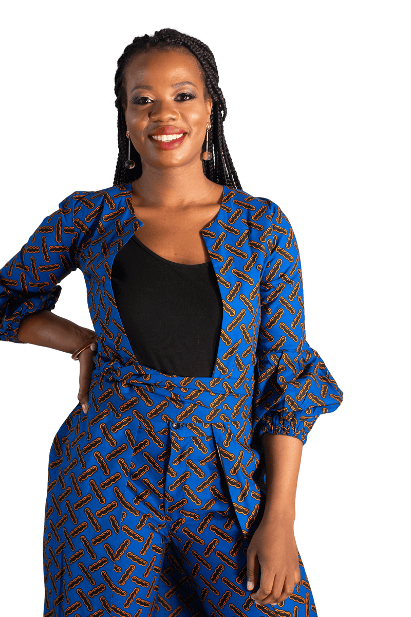 Royalty Ankara Kimono (Long) - LOVE DOT, Inc.