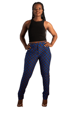 Royalty Slim Fit Ankara Pant - LOVE DOT, Inc.