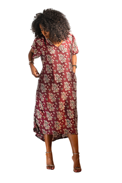 Ava Marie - Oversize Chiffon Dress - LOVE DOT, Inc.