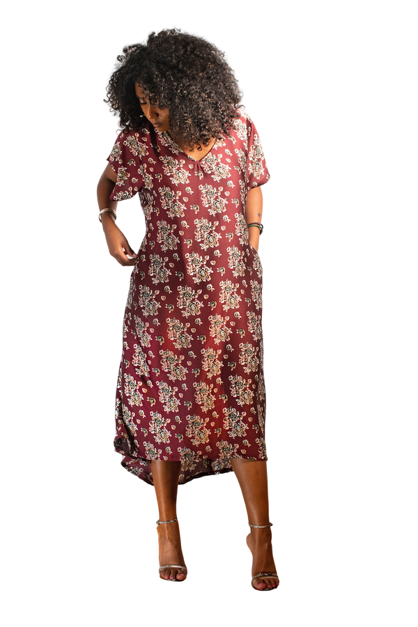 Ava Marie - Oversize Chiffon Dress - LOVE DOT, Inc.