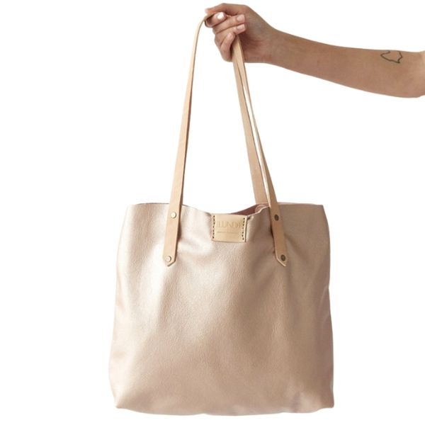 Gold Soft Tote - LOVE DOT, Inc.