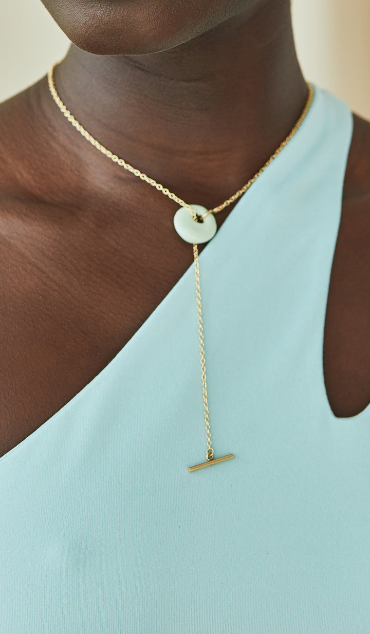 Kazuri Lariat Necklace - LOVE DOT, Inc.