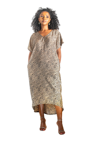 Safari - Oversize Chiffon Dress - LOVE DOT, Inc.